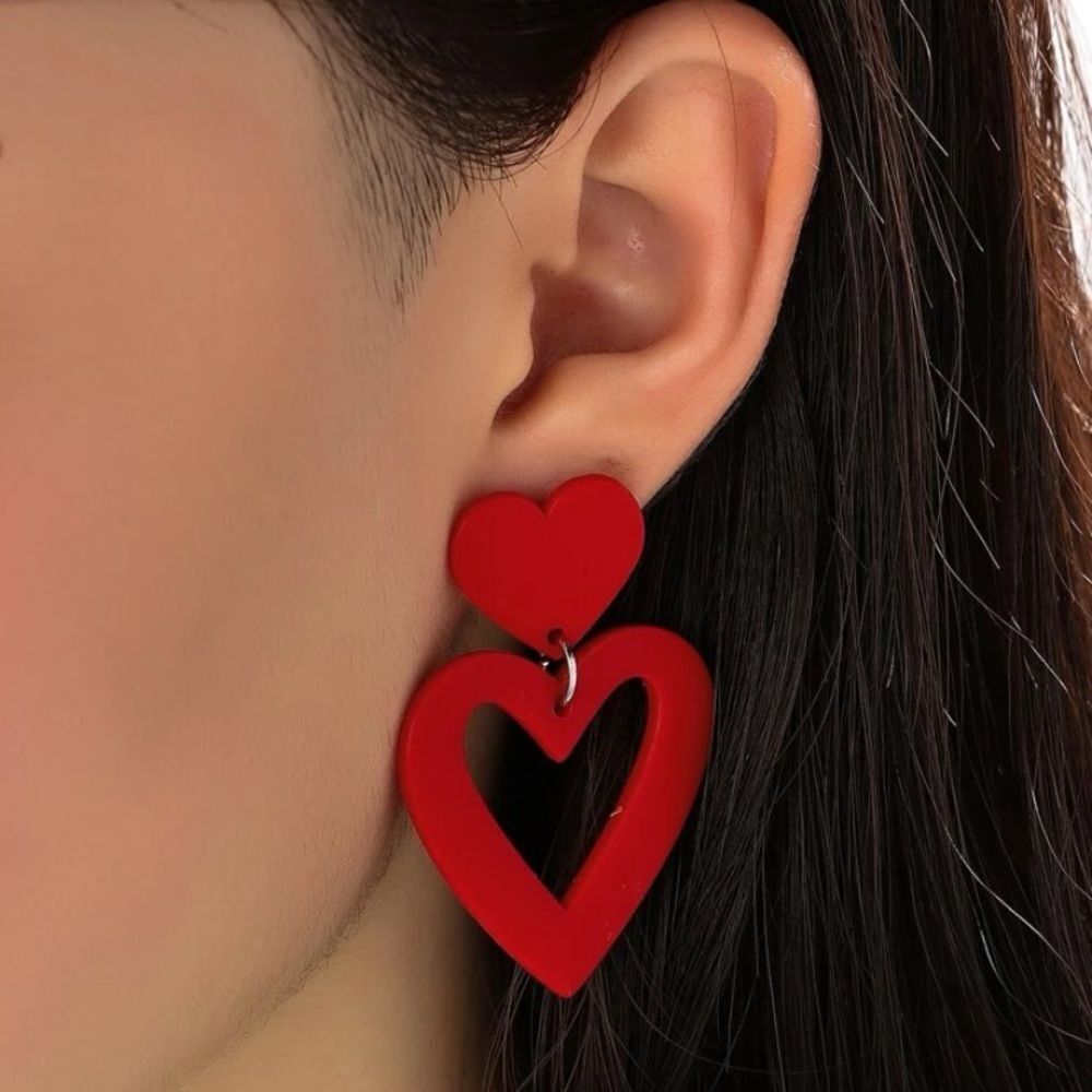3for$20 NEW heart  Drop Earrings